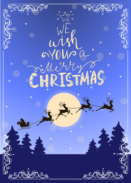 Vintage vector New year card design