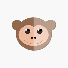 vector cartoon monkey