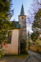 Fototapeta na wymiar Church in Merl - Luxembourg