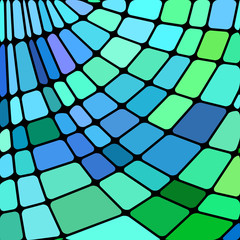 abstract vector stained-glass mosaic background