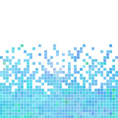 abstract vector square pixel mosaic background
