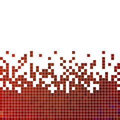 Fototapeta premium abstract vector square pixel mosaic background