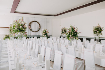 Vintage wedding dining