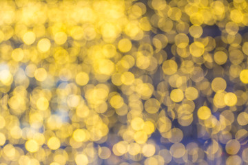 Obraz premium golden of bokeh background
