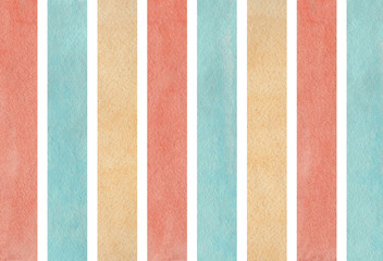 Watercolor striped background.