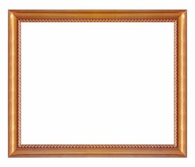 Golden frame for paintings, mirrors or photos