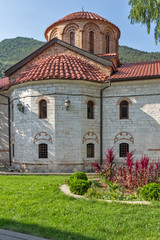 Naklejka premium Old churches in Medieval Bachkovo Monastery, Bulgaria