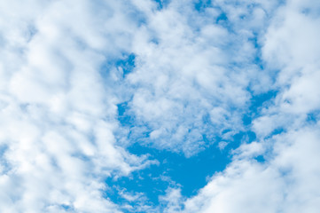 Obraz premium Clouds and blue sky.