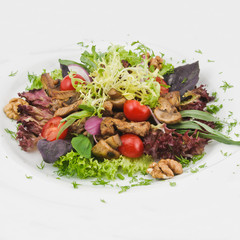 Portion of georgian salad