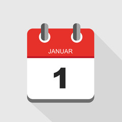 1 januar im roten kalender