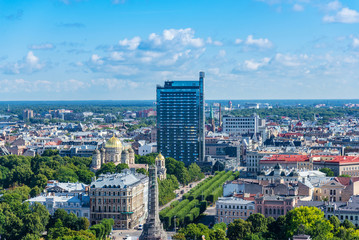 Fototapeta na wymiar aerial view of Riga, Latvia