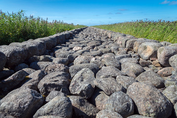 old stone mole, Ainazi, Latvia (on the border with Estonia)