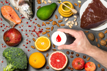 Food products useful for blood