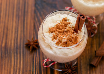 Traditional Rice Pudding With Cinnamon