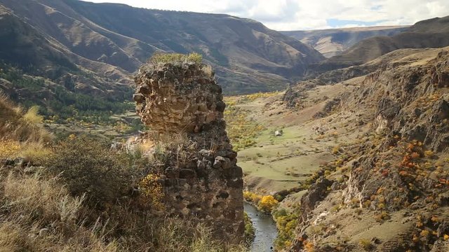 the ruins of the old tower