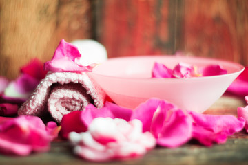 Soap and Bowl with Roses