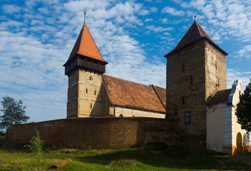 Obraz premium Fortified church of Brateiu, Romania