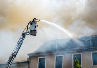 Feuerwehr beim Einsatz