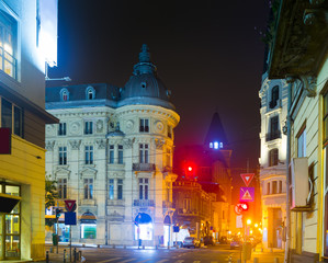 Fototapeta na wymiar Streets of Bucharest, Romania