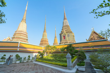 Naklejka premium Wat Pho Buddhist temple in Bangkok, Thailand