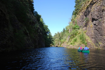 Aigas Gorge from on the river