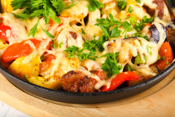 Pork with vegetables