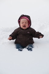 Fototapeta na wymiar Ellie Hates Snow #2