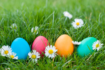 Four Easter eggs