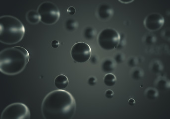 3D Spheres Abstract Background