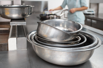 Work surface and kitchen equipment