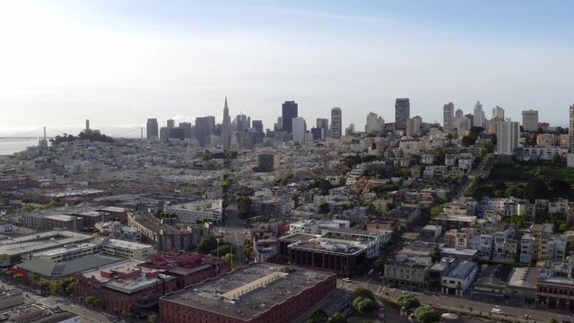 San Francisco skyline aerial