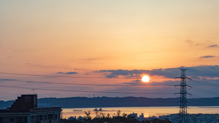 Sunrise over Okinawa - Japan