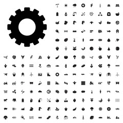 Gear icon illustration . agriculture icons set for web and mobile.