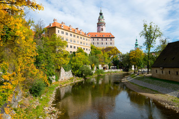 Fototapeta na wymiar Cesky Krumlov castle - Czech Republic.