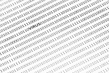 computer virus concept image