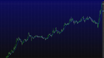 Uptrend. financial, rising, economic rally.stock chart high