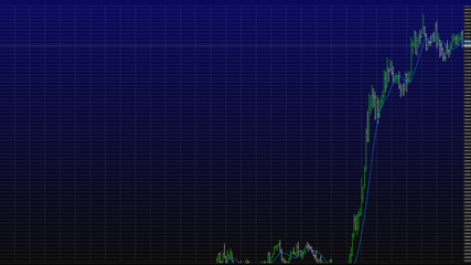 Uptrend. financial, rising, economic rally.stock chart high