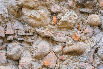 Background with the image of a stone wall