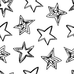 Obraz premium seamless pattern with stars.