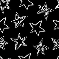 seamless pattern with stars.
