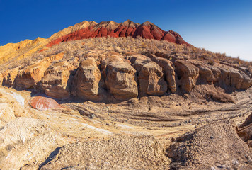 Canyon in the National Nature Reserve "Altyn-Emel". Kazakhstan.
