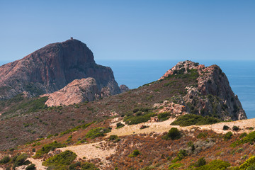 Mediterranean island Corsica. Corse-du-Sud