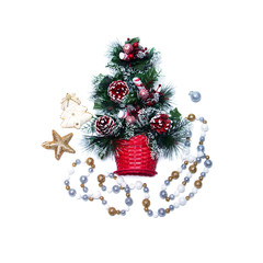 Christmas decorations and cards