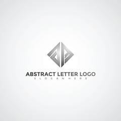 Abstract Letter Logo Template. Vector Illustrator Eps.10