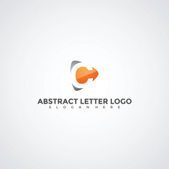 Abstract Letter C Logo Template. Vector Illustrator Eps.10