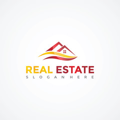 Real Estate Logo Template. Vector Illustrator Eps.10