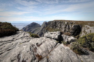 Hiking on the Table Mountain, Cape Town, South Africa