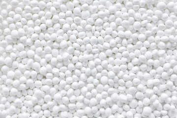 Styrofoam balls creating abstract texture or background