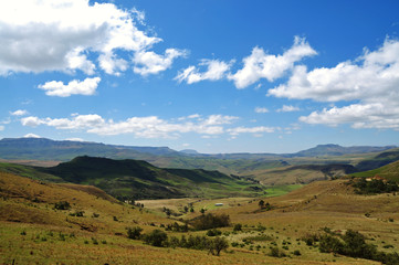 Fototapeta na wymiar Drakensberge in Südafrika