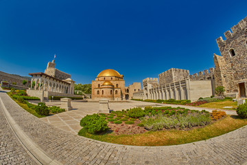 Fototapeta premium AKHALTSIKHE, GEORGIA - 08 AUGUST 2017: Famous Rabati Castle Complex
